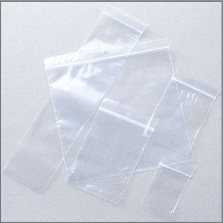 Minigrip sachets transparent avec fermeture pression 9 formats