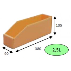 Bacs à bec alvéolaires